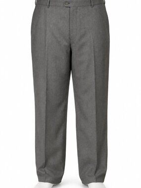 Brooks Brothers 1818 Wool Dress Pants Mens 42x27 Gray Vitale Barberis